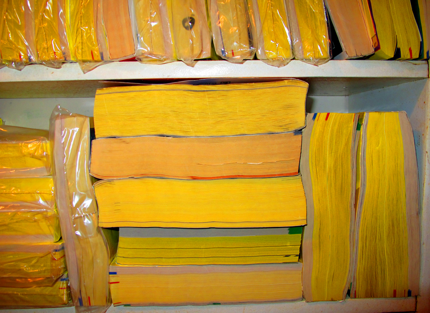 phone books